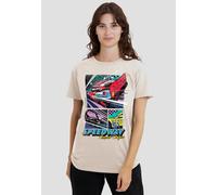 Disney Women's Cars Copper Canyon Speedway T-Shirt, Natural | Size: Large Disney Natural L