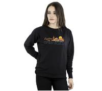 Disney Women's Cars Explore The Open Road Sweatshirt in Black | Size: XL Disney Black XL