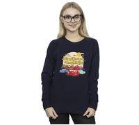 Disney Women's Cars Radiator Springs Group Sweatshirt in Navy | Size: Medium Disney Navy M