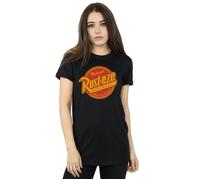 Disney Womens/Ladies Cars Rust-Eze Logo Cotton Boyfriend T-Shirt - Black - Black - M