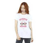 Disney Women's Cherry Club Minnie Mouse Cotton Boyfriend T-Shirt in White | Size: 2XL Disney White 2XL