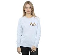 Disney Women's Chip N Dale Backside Breast Print Sweatshirt in Grey | Size: XL Disney Grey XL