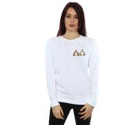 Disney Women's Chip N Dale Backside Breast Print Sweatshirt in White | Size: 2XL Disney White 2XL