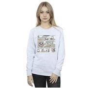 Disney Women's Chip ´n Dale Comic Sweatshirt in Grey | Size: Small Disney Grey S
