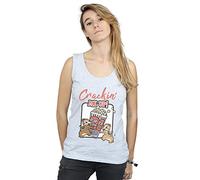 Disney Women's Chip N Dale Crackin Me Up Vest Sport Grey Medium
