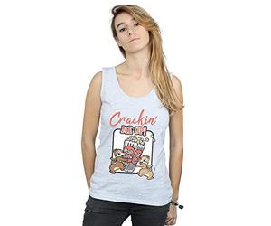 Disney Women's Chip N Dale Crackin Me Up Vest Sport Grey Medium