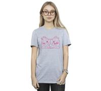 Disney Women's Chip ´n´ Dale Nuts About You Cotton Boyfriend T-Shirt in Grey | Size: Medium Disney Grey M