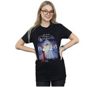 Disney Women's Cinderella Collage Poster Cotton Boyfriend T-Shirt in Black | Size: Medium Disney Black M