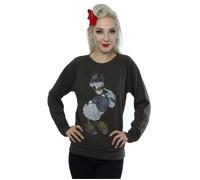 Disney Women's Classic Daisy Duck Heather Sweatshirt in Mid Grey | Size: XL Disney Mid Grey XL