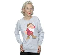 Disney Women's Classic Grumpy Sweatshirt Medium Heather Grey