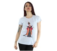 Disney Women's Classic Jafar Cotton T-Shirt in Grey | Size: XL Disney Grey XL