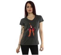 Disney Women's Classic Jafar Cotton T-Shirt in Mid Grey | Size: 2XL Disney Mid Grey 2XL