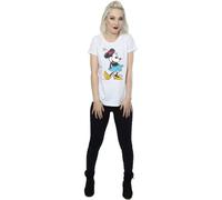Disney Womens/Ladies Classic Minnie Mouse Cotton T-Shirt - White - XXL - White