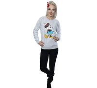 (XXL, Grey) Disney Womens/Ladies Classic Minnie Mouse Heather Sweatshirt