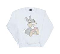 Disney Women's Classic Thumper Cotton Sweatshirt in White | Size: Medium Disney White M