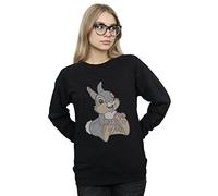 Disney Women's Classic Thumper Sweatshirt Black X-Large