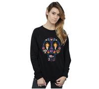 Disney Women's Coco Candle Skull Sweatshirt in Black | Size: 2XL Disney Black 2XL