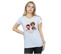 Disney Women's Coco Miguel & Hector Cotton T-Shirt in Grey | Size: Large Disney Grey L