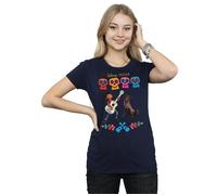 Disney Women's Coco Miguel Logo Cotton T-Shirt in Navy | Size: Small Disney Navy S