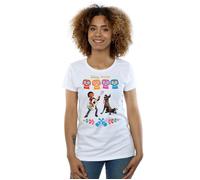 Disney Women's Coco Miguel Logo Cotton T-Shirt in White | Size: XL Disney White XL