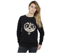 Disney Women's Coco Miguel Skeleton Face Sweatshirt in Black | Size: 2XL Disney Black 2XL
