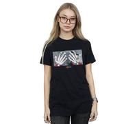 Disney Women's Coco Miguel Skeleton Hands Cotton Boyfriend T-Shirt in Black | Size: Large Disney Black L