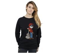 Disney Women's Coco Miguel With Guitar Sweatshirt in Black | Size: Small Disney Black S
