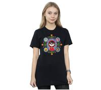 Disney Women's Coco Remember Me Cotton Boyfriend T-Shirt in Black | Size: Small Disney Black S