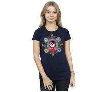 Disney Women's Coco Remember Me Cotton T-Shirt in Navy | Size: XL Disney Navy XL