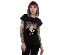 Disney Women's Cruella De Vil Homage T-Shirt Black Medium