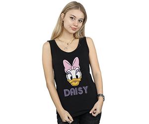 Disney Women's Daisy Duck Face Vest Small Black