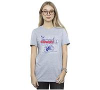 Donald Duck Comics Cotton Boyfriend T-Shirt Disney Grey XXL
