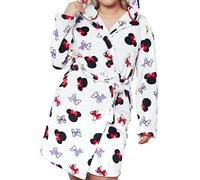Disney Womens Dressing Gown Minnie Mouse White Medium, (mmdg4673)