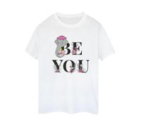 Disney Women's Dumbo Be You Cotton Boyfriend T-Shirt - White - White - L