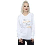 Disney Women's Dumbo Follow Your Dream Sweatshirt in White | Size: Large Disney White L