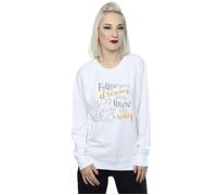 Disney Women's Dumbo Follow Your Dream Sweatshirt in White | Size: XL Disney White XL