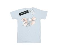 Disney Women's Dumbo Happy Day Cotton Boyfriend T-Shirt - White - White - XL