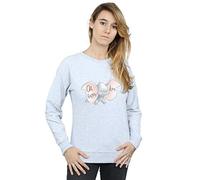 Disney Women's Dumbo Happy Day Sweatshirt Sport Grey Large