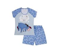 Disney Womens Eeyore Is it The Weekend Yet Short Cotton Pyjama Set for Women Ladies PJ's (12-14) Blue