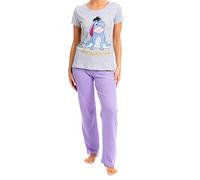 Disney Womens Eeyore Pyjamas Purple Size X-Large