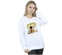Disney Women's Encanto Animal Magnet Sweatshirt in White | Size: Medium Disney White M