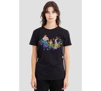 Disney Women's Encanto Family Is Everything With Mirabel, Isabela & Luisa T-Shirt, Black | Size: Large Disney Black L