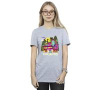 Disney Women's Encanto Many Houses Cotton Boyfriend T-Shirt in Grey | Size: Medium Disney Grey M