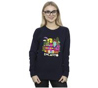 Disney Women's Encanto Many Houses Sweatshirt in Navy | Size: XL Disney Navy XL