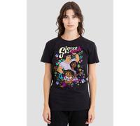 Disney Women's Encanto Mirabel, Isabela & Luisa Have Sister Goals T-Shirt, Black | Size: Large Disney Black L