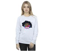 Disney Women's Encanto Mirabel Kiss Sweatshirt in Grey | Size: Medium Disney Grey M