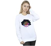 Disney Women's Encanto Mirabel Kiss Sweatshirt in White | Size: Large Disney White L
