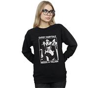 Disney Women's Every Fairy Tale Needs A Villain Sweatshirt Black X-Large