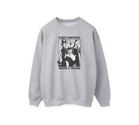 Disney Women's Every Fairy Tale Needs A Villain Sweatshirt in Grey | Size: Medium Disney Grey M