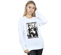 Disney Women's Every Fairy Tale Needs A Villain Sweatshirt White X-Large